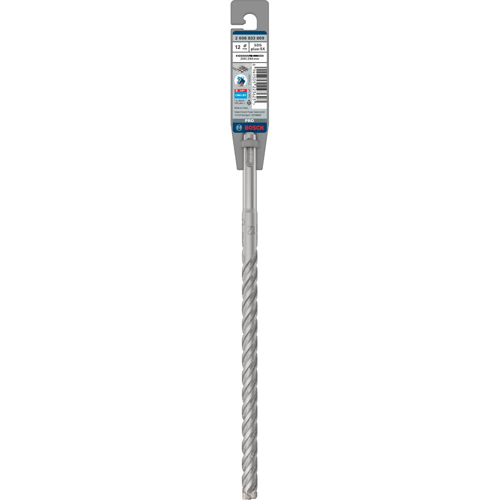 Burghiu BOSCH PROFESSIONAL, beton SDSPlus-5X 12x200x260 mm