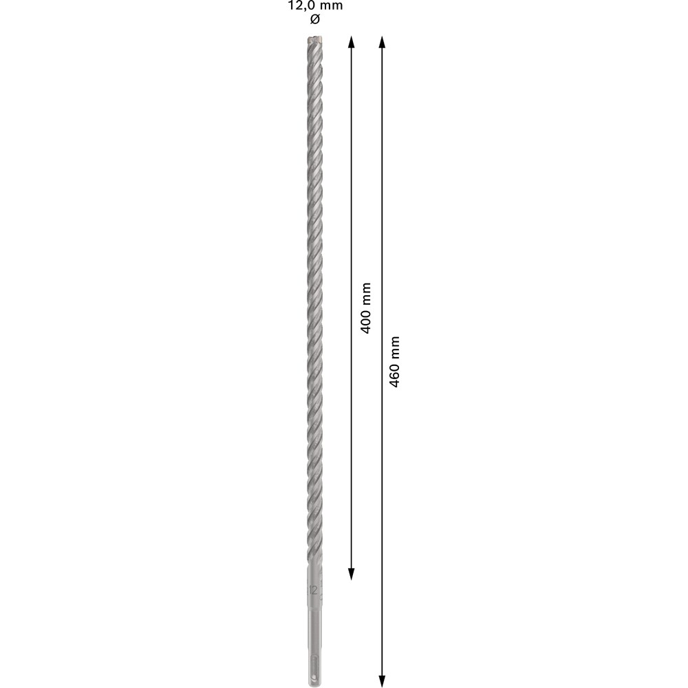 Burghiu BOSCH PROFESSIONAL, beton SDSPlus-5X 12x400x460 mm