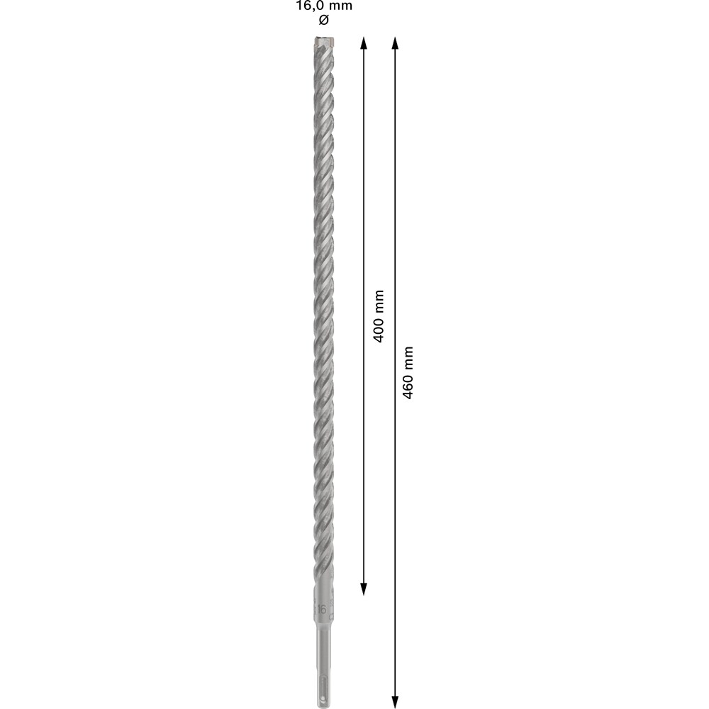 Burghiu BOSCH PROFESSIONAL, beton SDSPlus-5X 16x400x460 mm