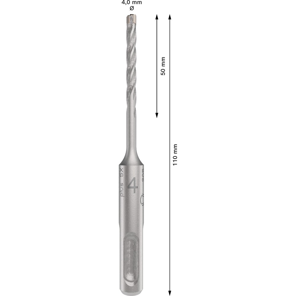 Burghiu BOSCH PRO, beton SDSPlus-5 x 4 x 50 x 110 mm