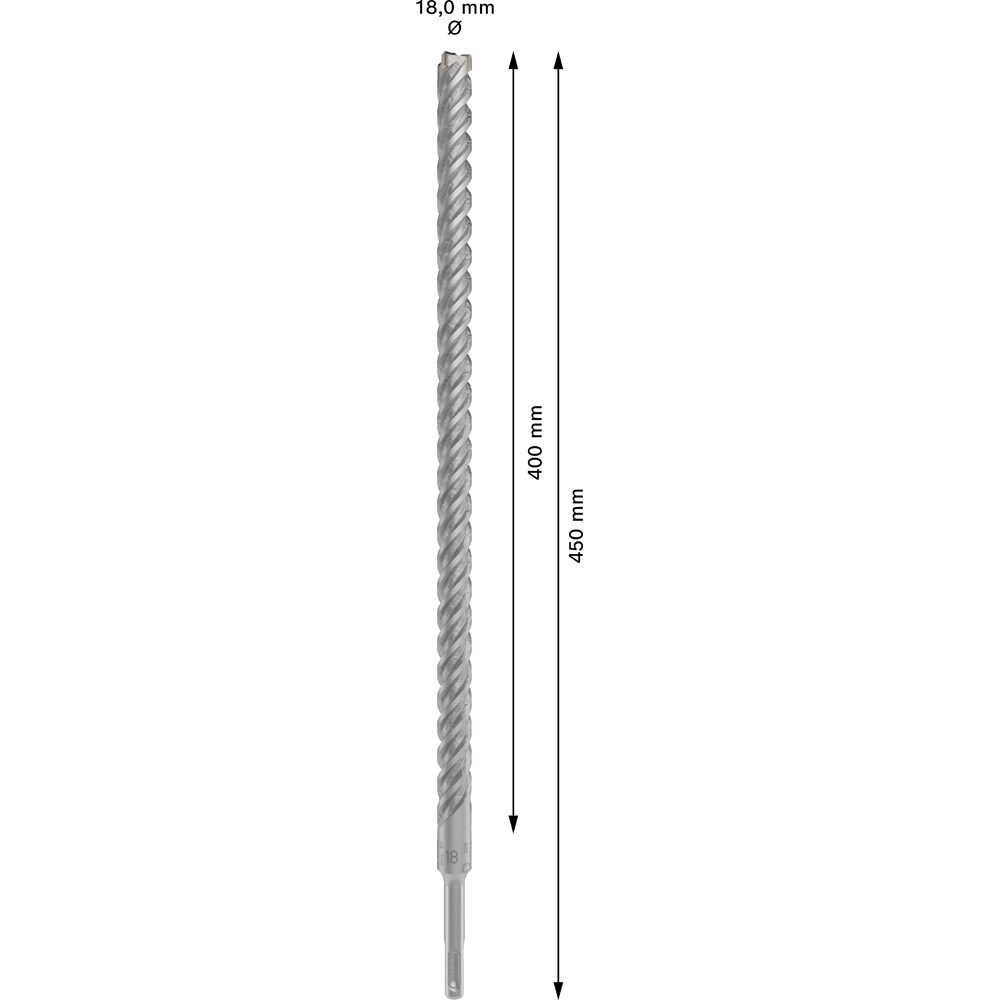 Burghiu BOSCH PRO, beton SDSPlus-5 x 18 x 400 x 450 mm