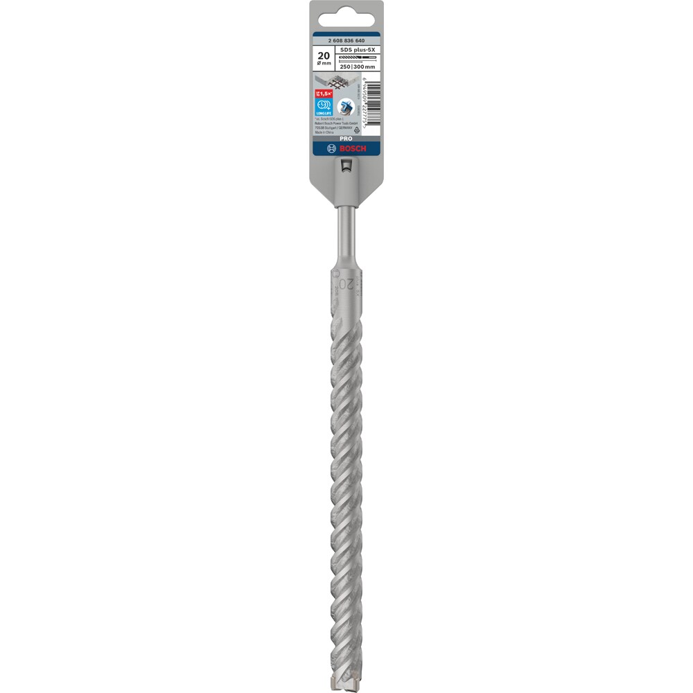 Burghiu BOSCH PROFESSIONAL, beton SDSPlus-5X 20x250x300 mm