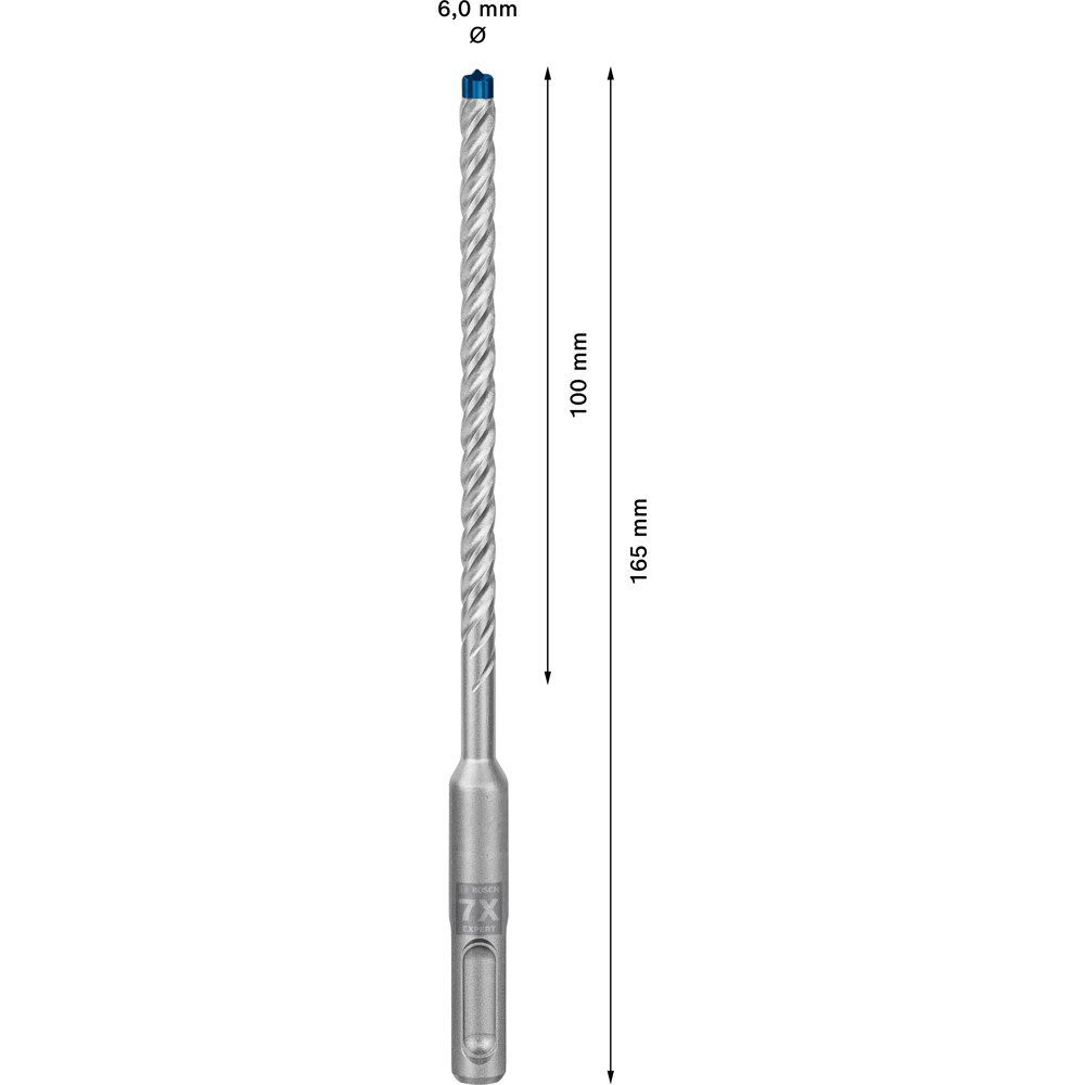 Burghiu BOSCH PROFESSIONAL, EXPERT beton SDSPlus 6x100x165mm