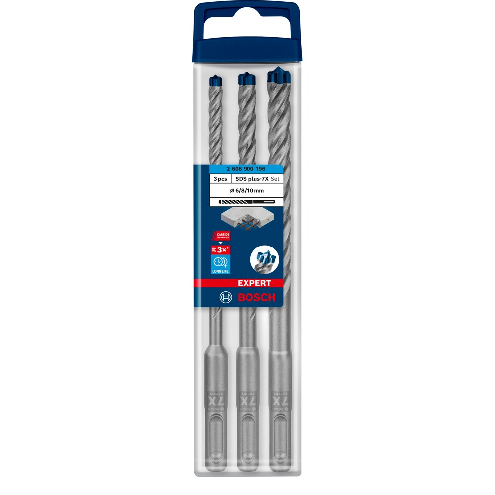 Burghiu BOSCH PRO, EXPERT beton sdsplus 6, 8, 10, 3buc