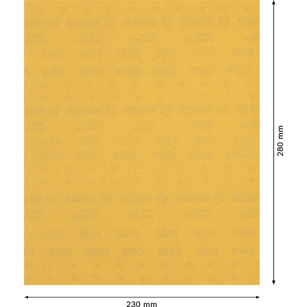 Foaie abraziva BOSCH PRO, EXPERT C470, 230 x 280mm, G320