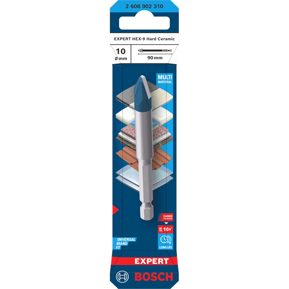 Burghiu BOSCH PRO, EXPERT HEX-9 hardceramic, 10 x 90 mm