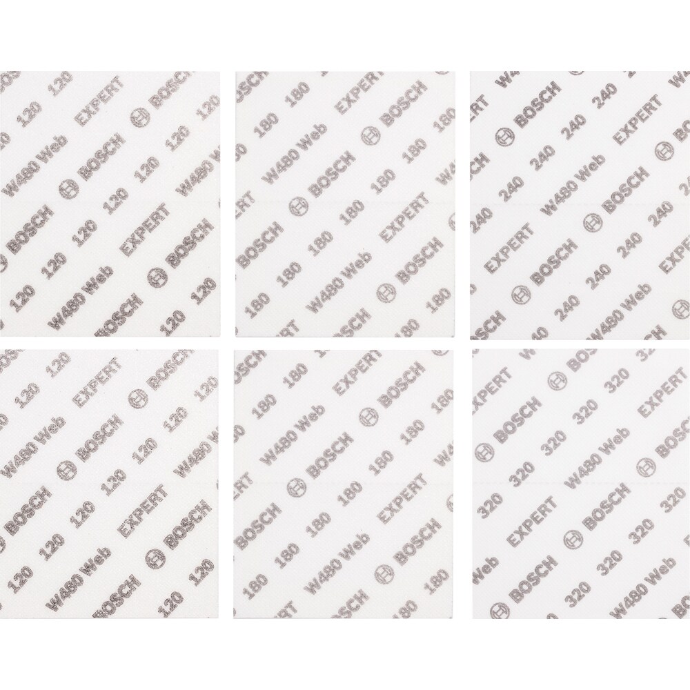Foaie abraziva BOSCH PRO, EXPERT W480, 140 x 115MM, 6buc