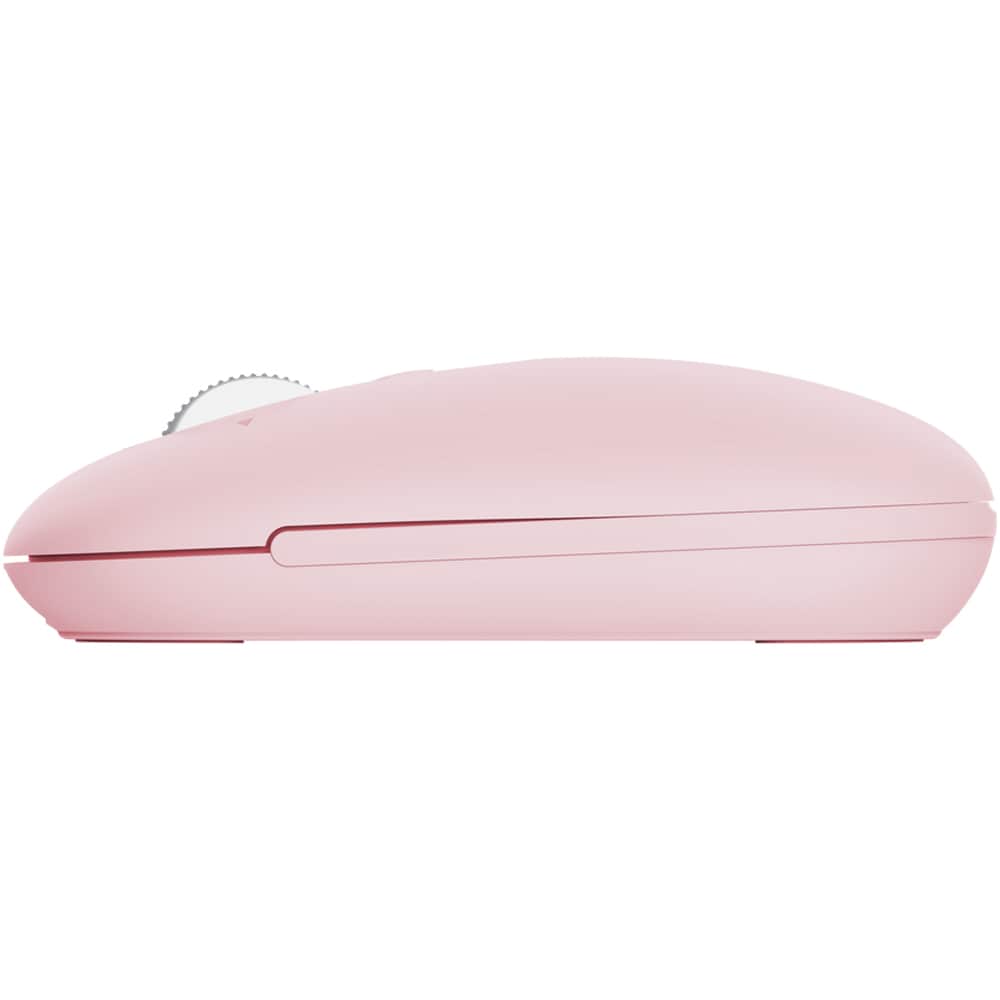 Mouse Wireless TRUST Seron Slim Multi-Wireless Hyperscroll, Dual-Mode, 3200 dpi, Bluetooth, roz