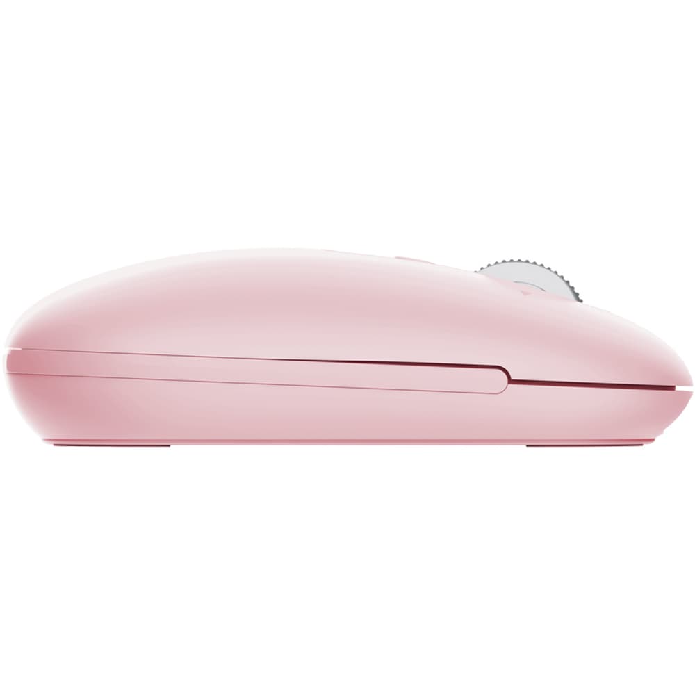 Mouse Wireless TRUST Seron Slim Multi-Wireless Hyperscroll, Dual-Mode, 3200 dpi, Bluetooth, roz