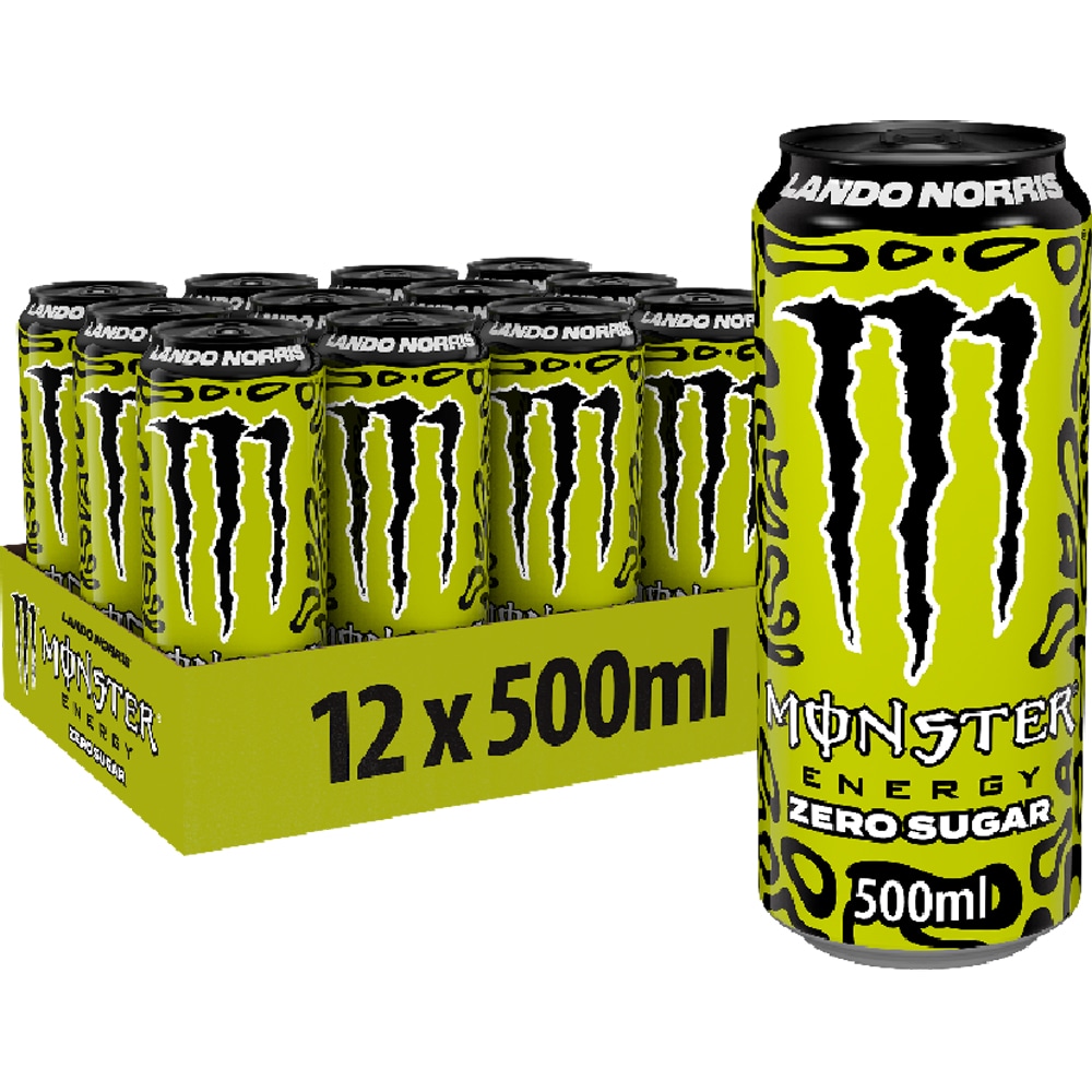 Bautura energizanta MONSTER Lando Zero bax 0.5L x 12 doze