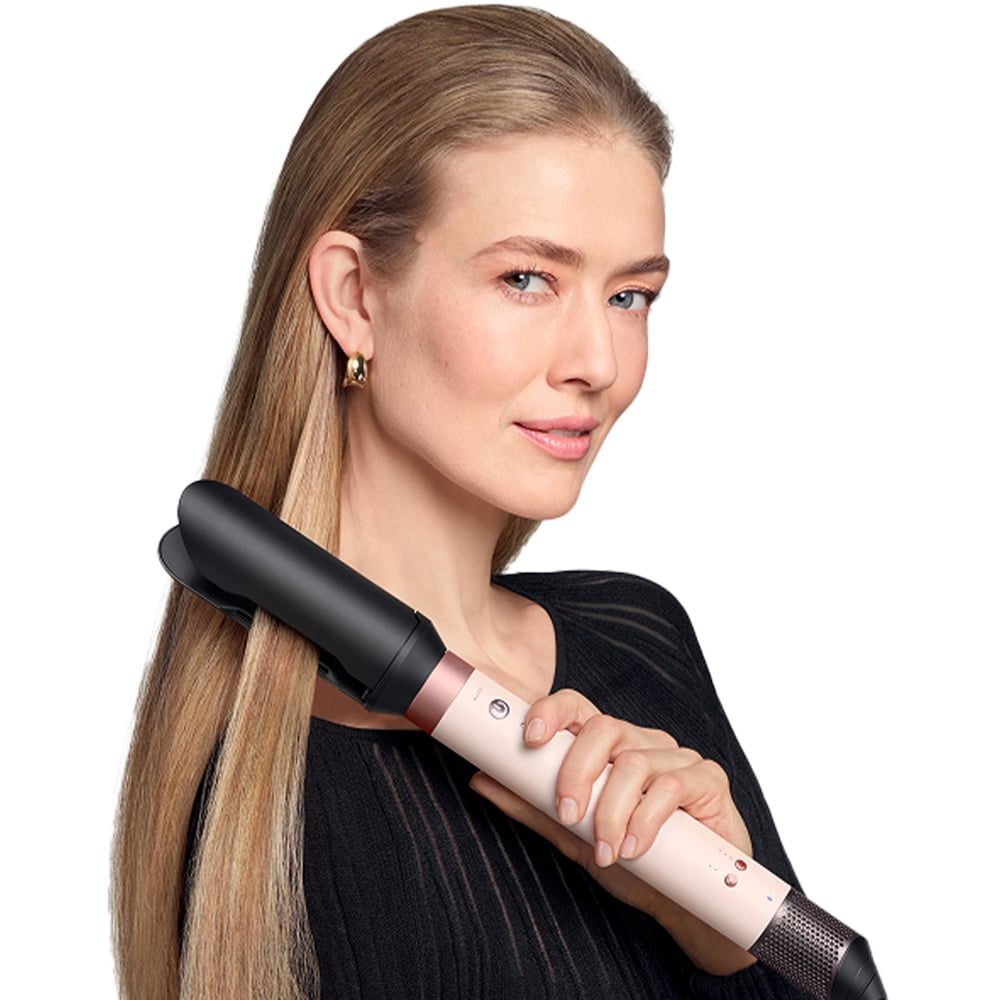 Trusa coafat Multistyler DYSON HS09 Airwrap Co-anda2x, 90 grade, invelis ceramic, apricot