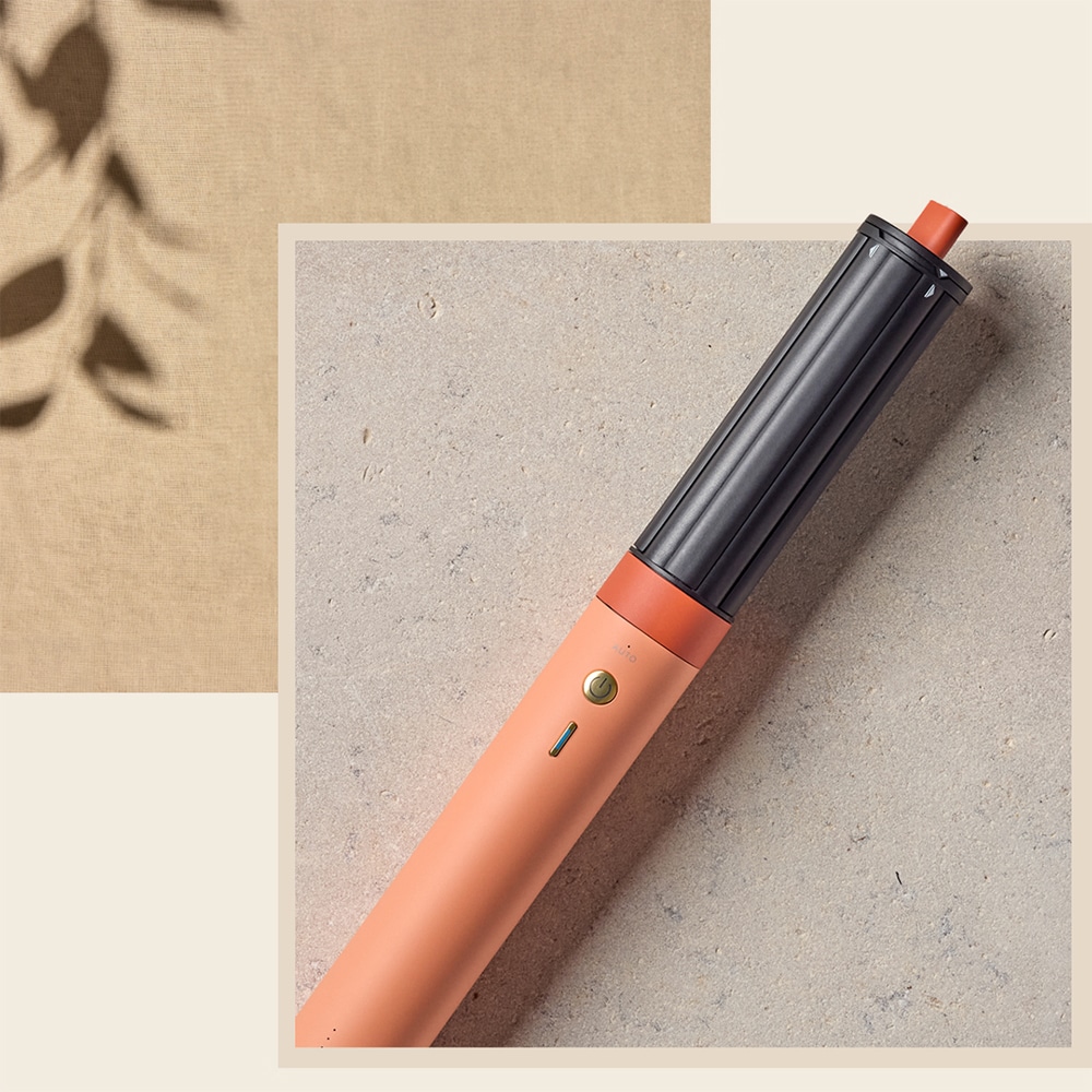 Trusa coafat Multistyler DYSON HS09 Airwrap Co-anda2x, 90 grade, invelis ceramic, apricot