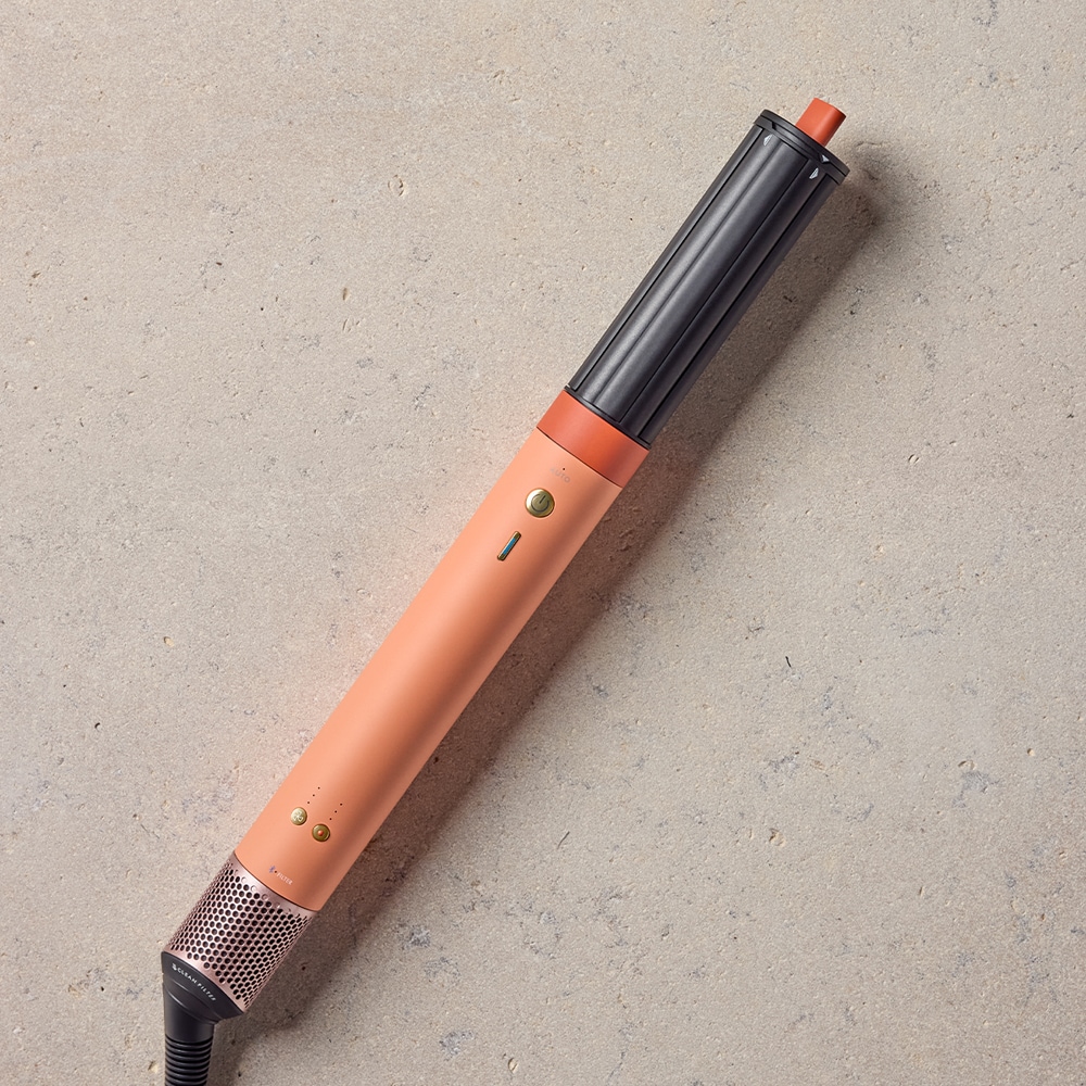 Trusa coafat Multistyler DYSON HS09 Airwrap Co-anda2x, 90 grade, invelis ceramic, apricot