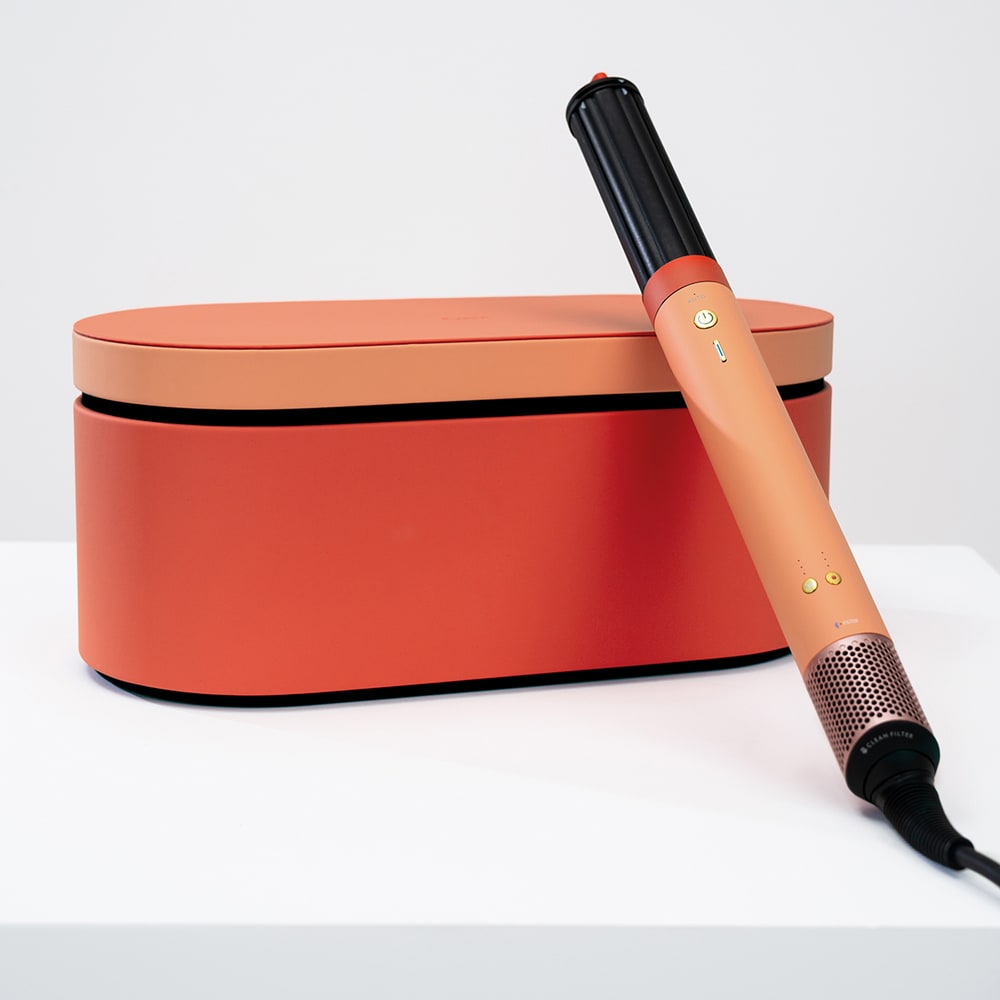 Trusa coafat Multistyler DYSON HS09 Airwrap Co-anda2x, 90 grade, invelis ceramic, apricot