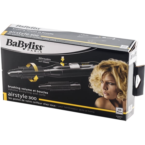 Perie cu aer cald BABYLISS Airstyler Releasable 2656E, 300W