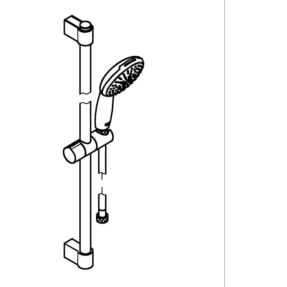 Coloana dus GROHE Tempesta 110 26916003, 3 functii, crom