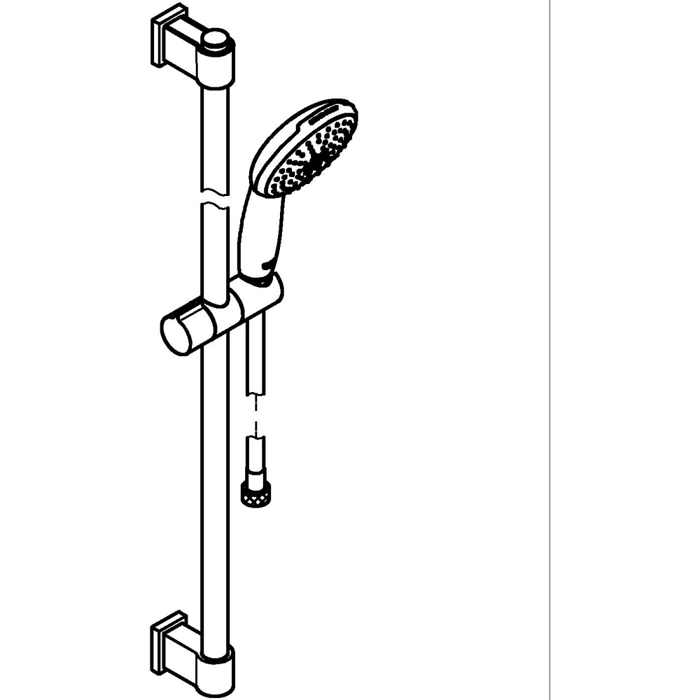 Coloana dus GROHE Vitalio Start 110 269542431, 2 functii, negru