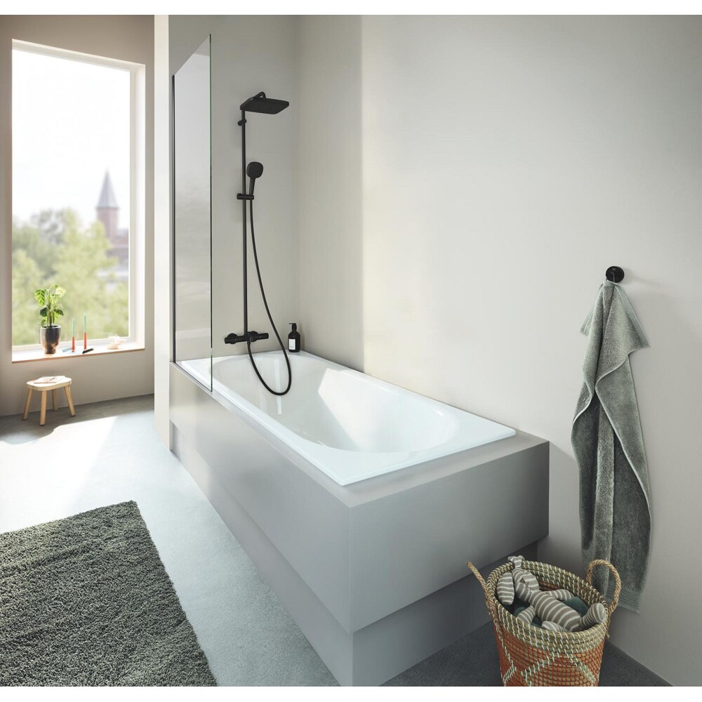 Sistem dus GROHE Vitalio Comfort 250 269842431, termostat, 2 functii, negru