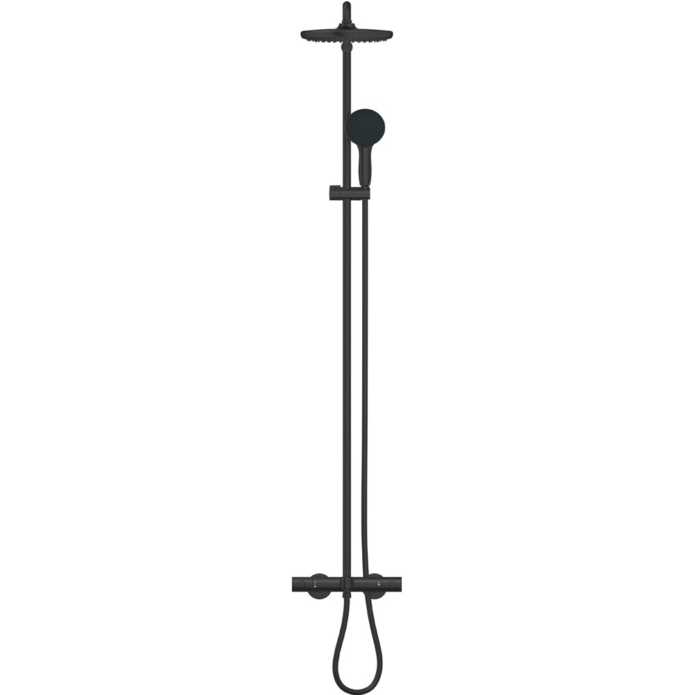 Sistem dus GROHE Vitalio Start 250 269882431, termostat, 2 functii, negru