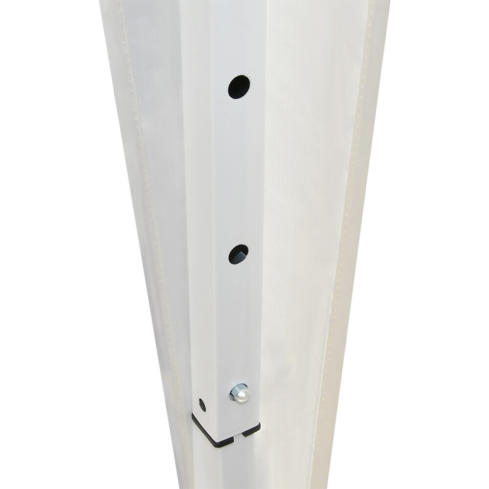 Pavilion gradina Tudy, poliester, 293 x 293 x 252 cm, alb