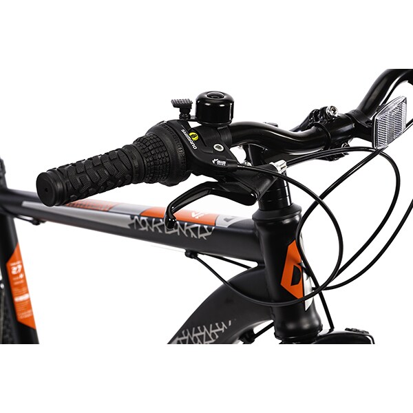 Bicicleta MTB DHS Terrana 2705, roata 27.5", 21 viteze, schimbator Shimano, frana disc mecanica, negru