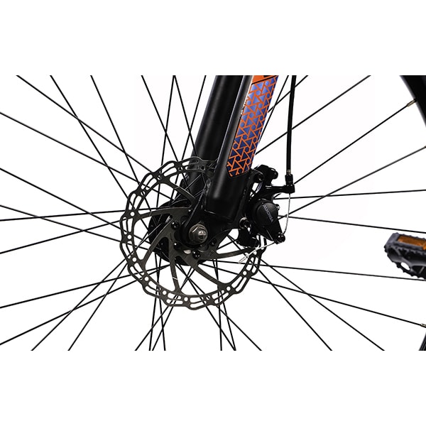 Bicicleta MTB DHS Terrana 2705, roata 27.5", 21 viteze, schimbator Shimano, frana disc mecanica, negru