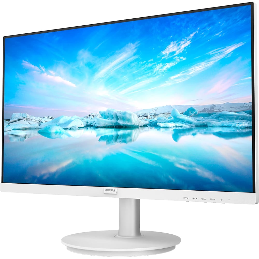 Monitor LCD IPS PHILIPS 271V8AW/00, 27", Full HD, 100Hz, boxe, alb