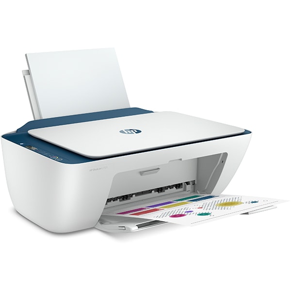 Multifunctional inkjet color HP DeskJet 2721 All-in-One, A4, USB, Wi-Fi