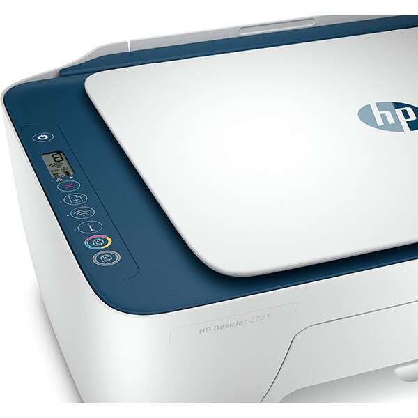 Multifunctional inkjet color HP DeskJet 2721 All-in-One, A4, USB, Wi-Fi