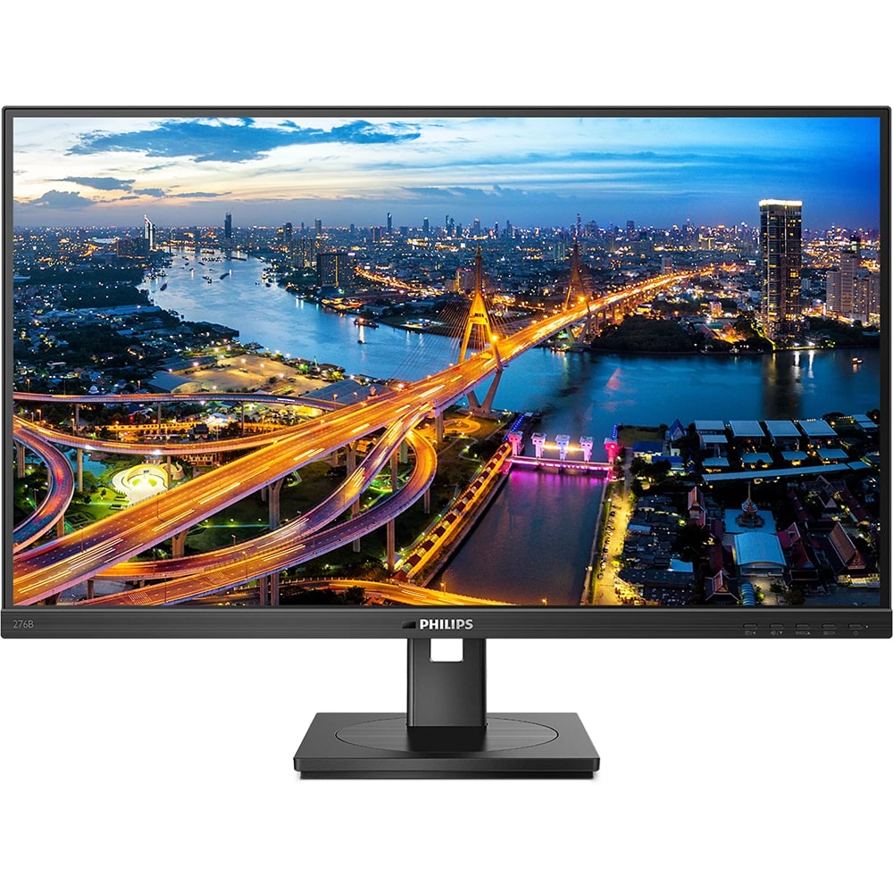 Monitor LED IPS PHILIPS 276B1/00, 27", QHD, 75Hz, boxe, negru