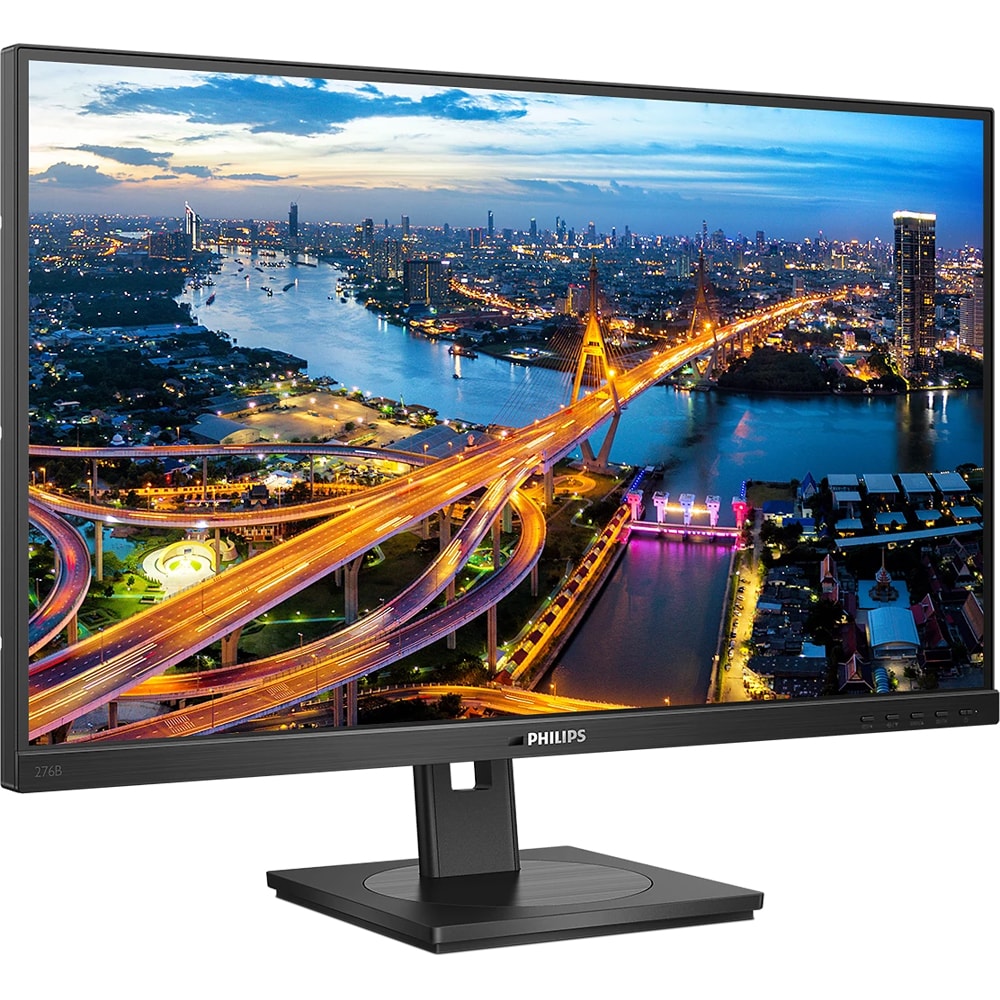 Monitor LED IPS PHILIPS 276B1/00, 27", QHD, 75Hz, boxe, negru