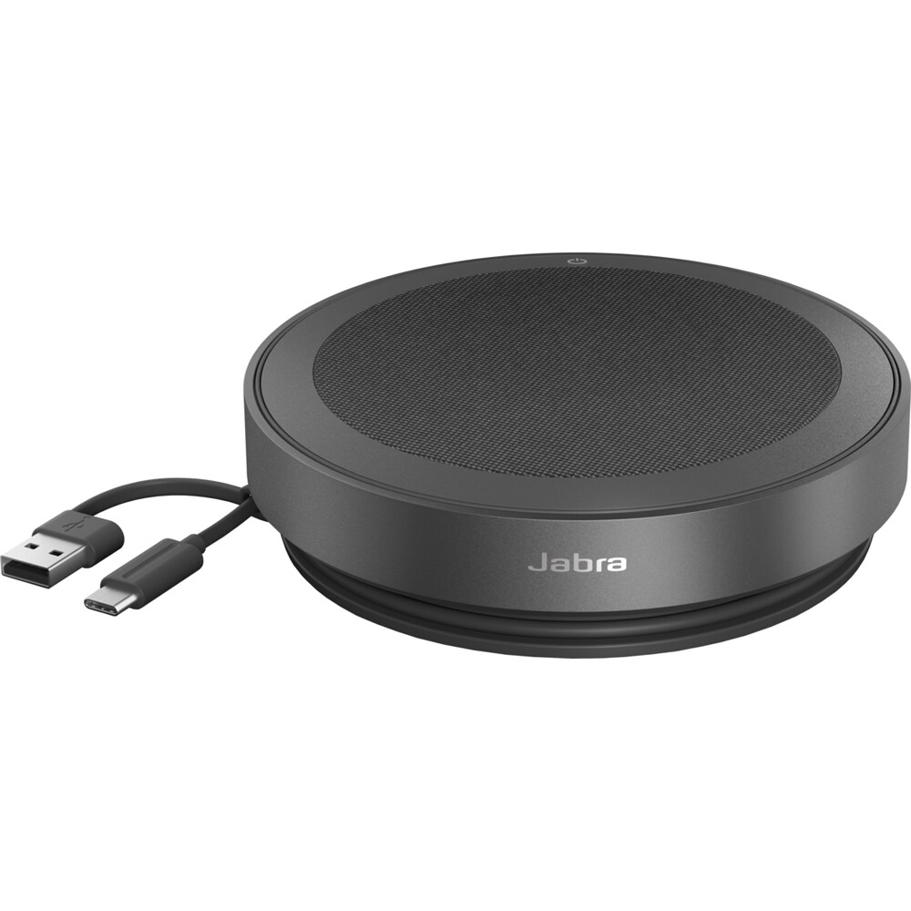 Boxa cu microfon teleconferinta JABRA Speak2 75 UC - Link 380c, Bluetooth, gri inchis