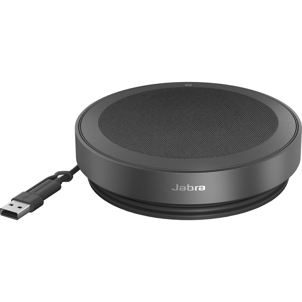 Boxa cu microfon teleconferinta JABRA Speak2 75 UC - Link 380c, Bluetooth, gri inchis
