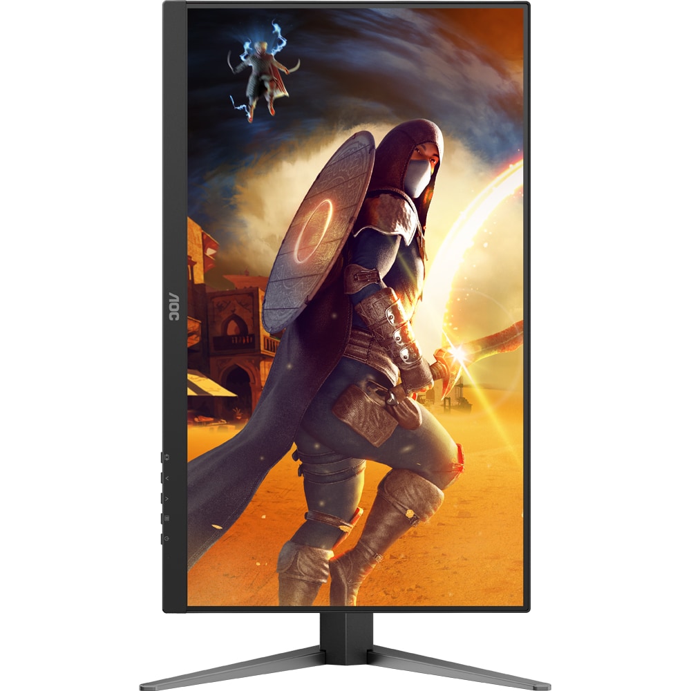 Monitor Gaming WLED FAST IPS AOC 27G4HA, 27", Full HD, 200Hz, HDR10, Adaptive Sync, boxe, pivot, negru