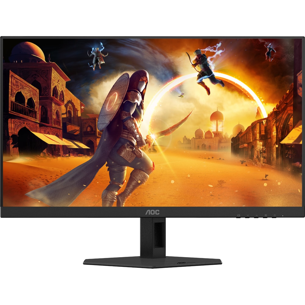 Monitor Gaming WLED FAST IPS AOC 27G4HRE, 27", Full HD, 200Hz, HDR10, Adaptive Sync, boxe, negru