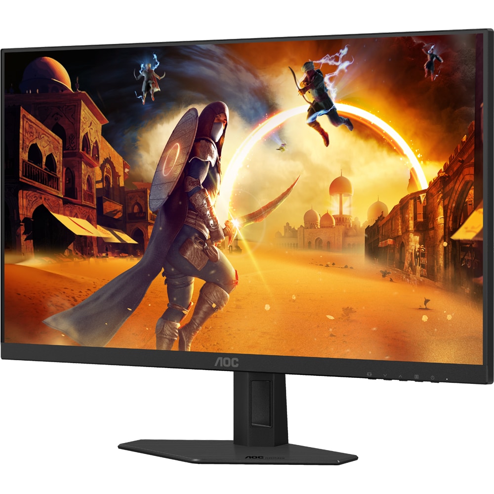Monitor Gaming WLED FAST IPS AOC 27G4HRE, 27", Full HD, 200Hz, HDR10, Adaptive Sync, boxe, negru