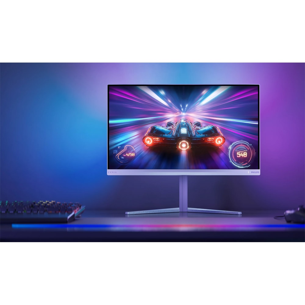 Monitor Gaming curbat VA PHILIPS Evnia 27M2C5501, 27", QHD, 180Hz, Free Sync Premium, HDR 10, alb