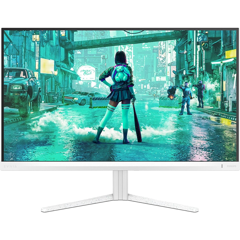 Monitor Gaming Fast IPS PHILIPS Evnia 27M2N3201PL, 27", Full HD, 260Hz, HDR 10, alb