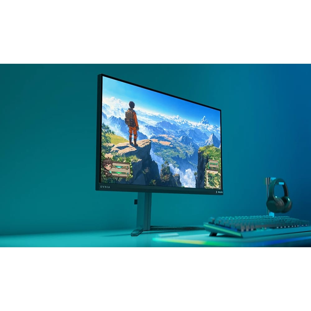 Monitor Gaming Fast IPS PHILIPS Evnia 27M2N3800A, 27", UHD 4K, 320Hz, HDR400, boxe, negru
