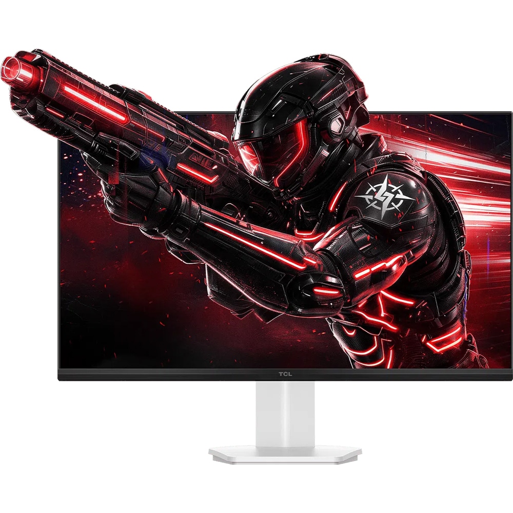 Monitor LED IPS TCL 27P1AD, 27", Full HD, 300Hz OC, FreeSync Premium, alb