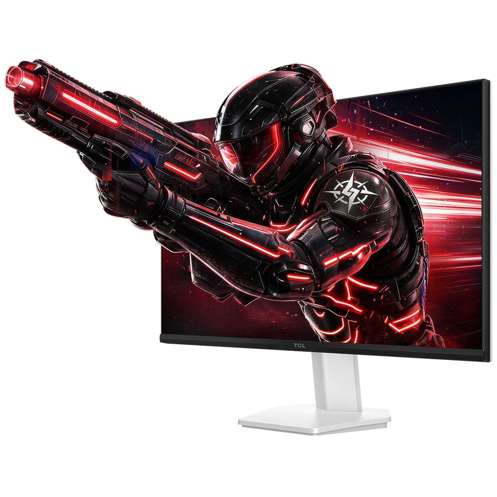 Monitor LED IPS TCL 27P1AD, 27", Full HD, 300Hz OC, FreeSync Premium, alb