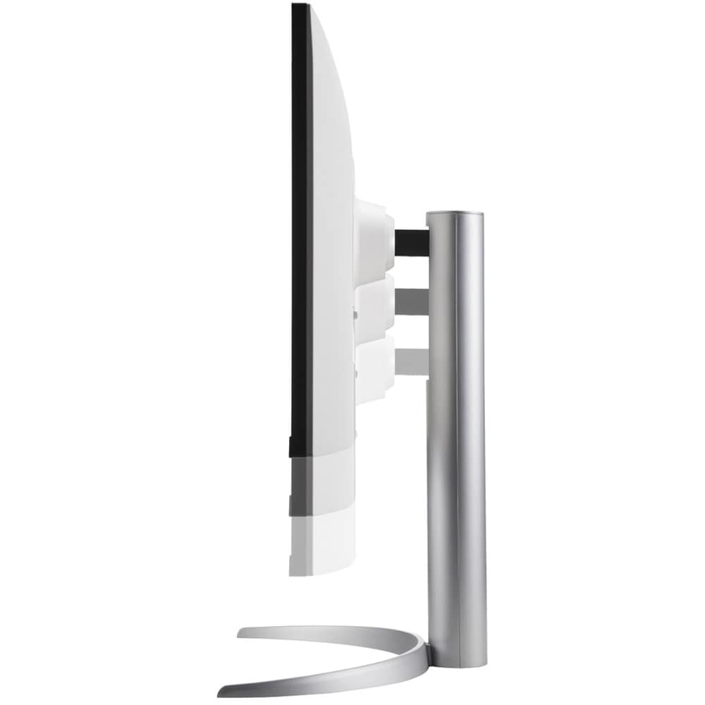 Monitor LED IPS LG UltraFine 27UQ850V-W, 27", 4K UHD, 60Hz, HDR400, boxe, pivot, argintiu