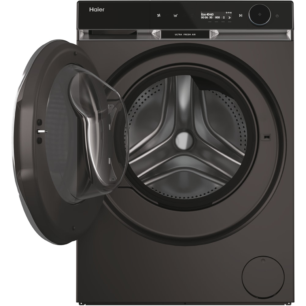 Masina de spalat rufe frontala HAIER HW100BD14397PGUS, Steam, Wi-Fi, 10 kg, 1400rpm, Clasa A, antracit