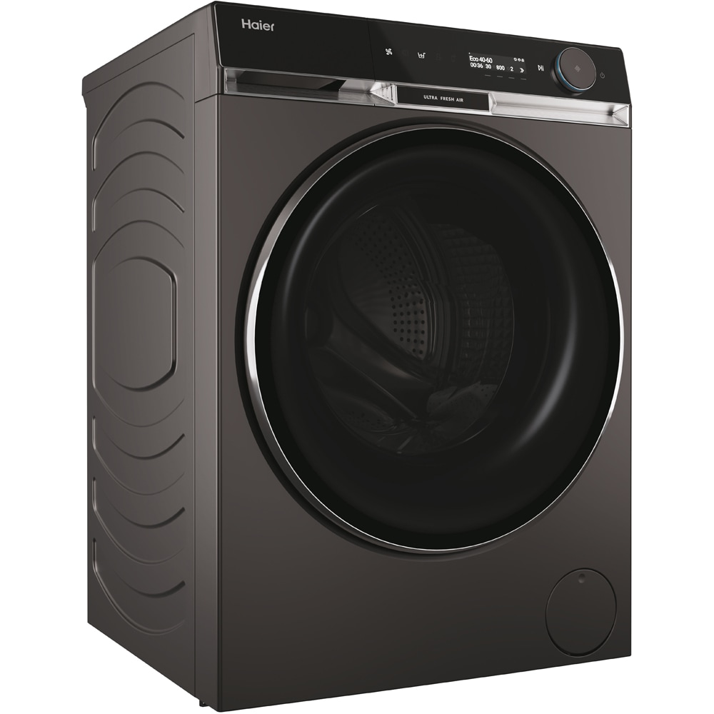 Masina de spalat rufe frontala HAIER HW100BD14397PGUS, Steam, Wi-Fi, 10 kg, 1400rpm, Clasa A, antracit