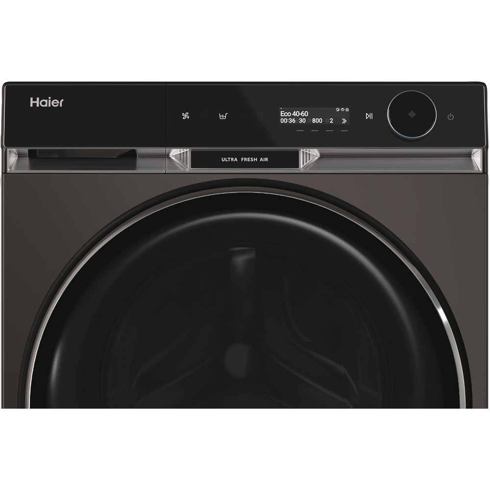 Masina de spalat rufe frontala HAIER HW100BD14397PGUS, Steam, Wi-Fi, 10 kg, 1400rpm, Clasa A, antracit