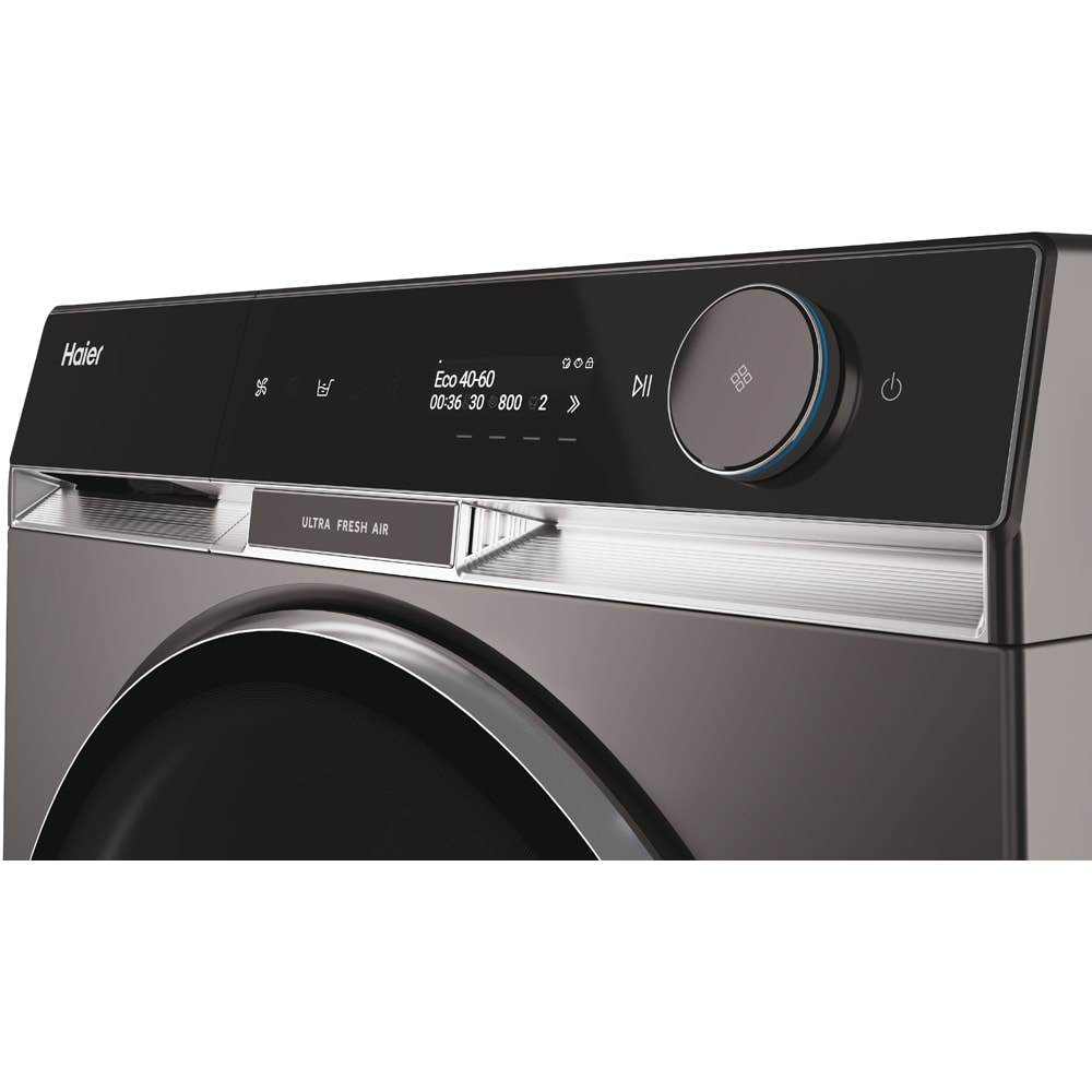 Masina de spalat rufe frontala HAIER HW100BD14397PGUS, Steam, Wi-Fi, 10 kg, 1400rpm, Clasa A, antracit