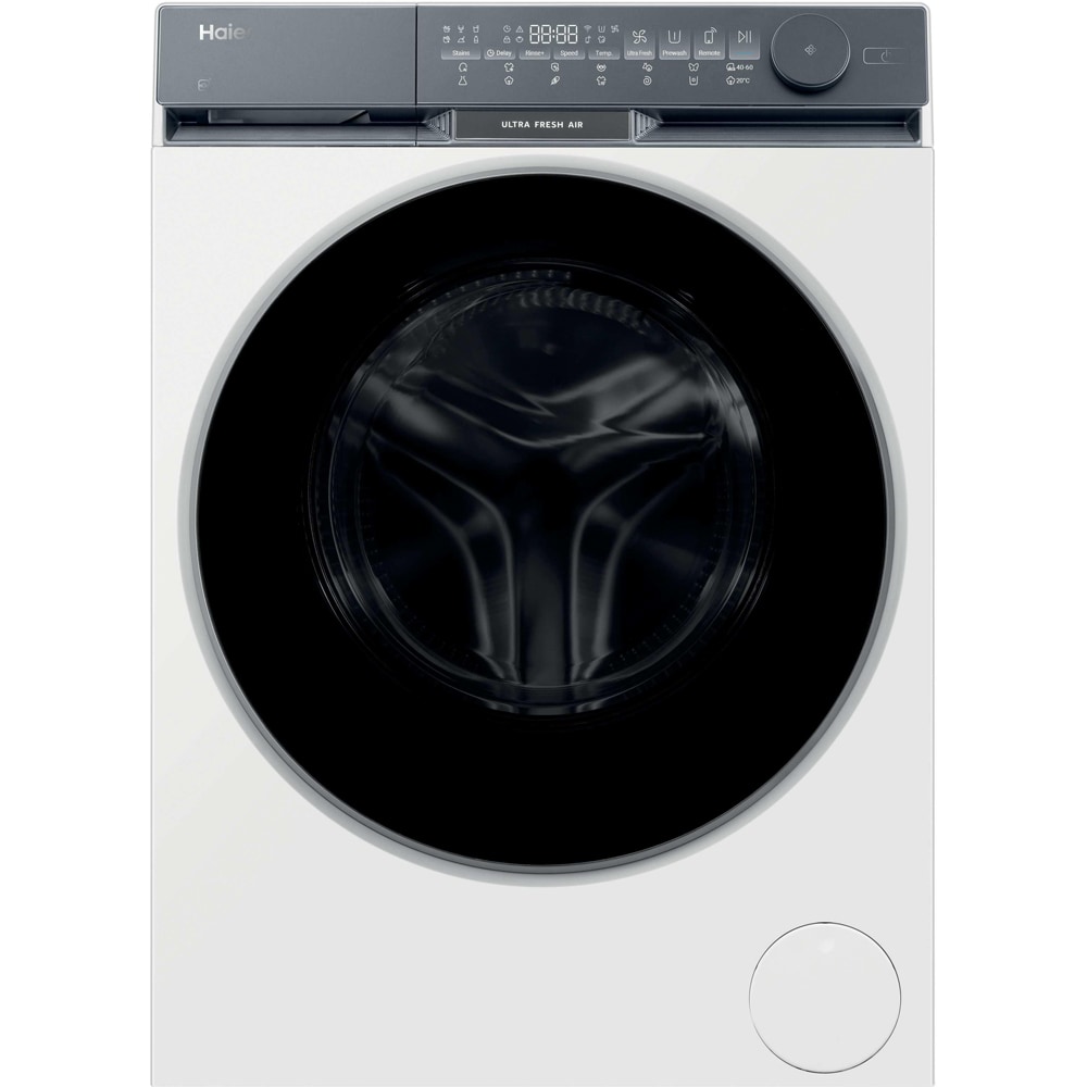 Masina de spalat rufe frontala HAIER HW90-B14387TU1-S, Steam, Wi-Fi, 9 kg, 1400rpm, Clasa A, alb