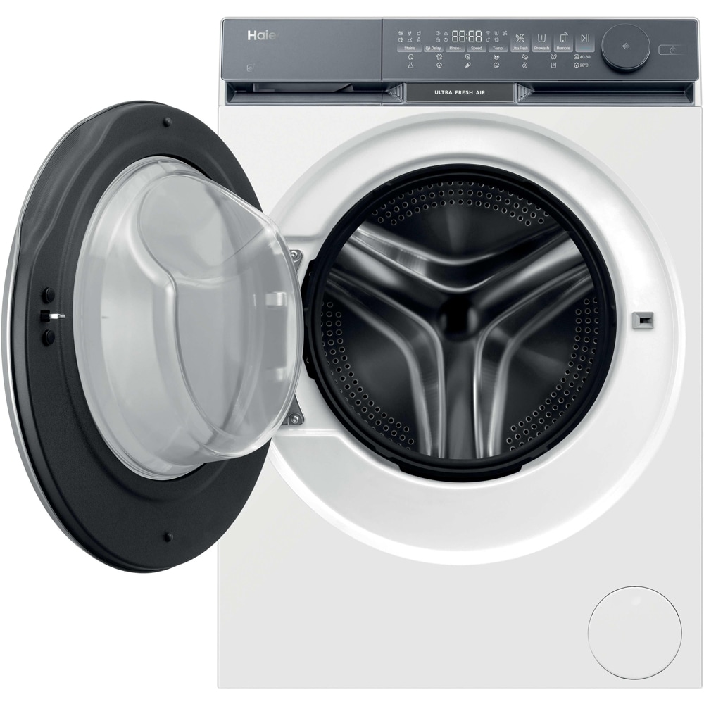 Masina de spalat rufe frontala HAIER HW90-B14387TU1-S, Steam, Wi-Fi, 9 kg, 1400rpm, Clasa A, alb