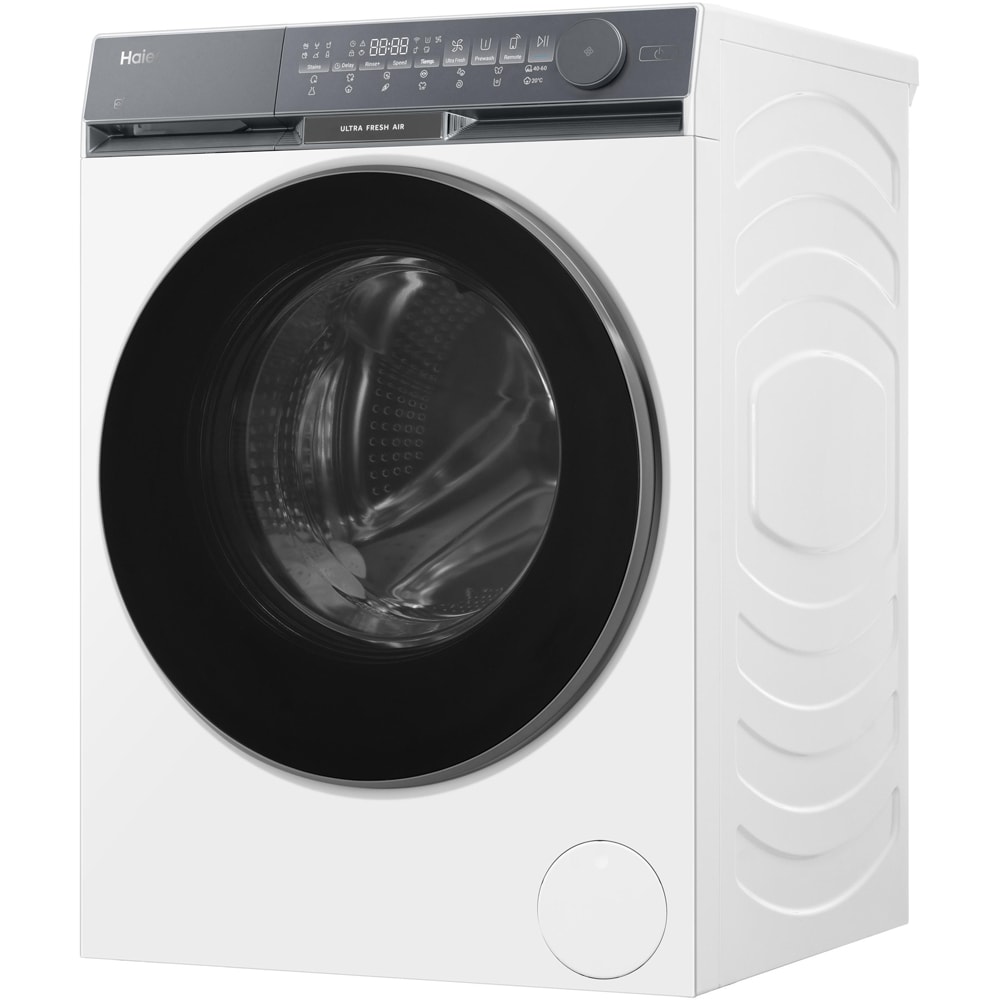 Masina de spalat rufe frontala HAIER HW90-B14387TU1-S, Steam, Wi-Fi, 9 kg, 1400rpm, Clasa A, alb