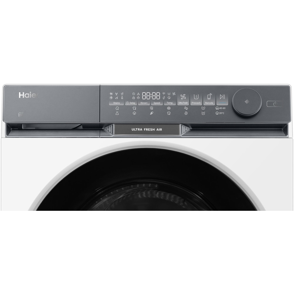 Masina de spalat rufe frontala HAIER HW90-B14387TU1-S, Steam, Wi-Fi, 9 kg, 1400rpm, Clasa A, alb
